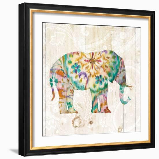 Boho Paisley Elephant I-Danhui Nai-Framed Premium Giclee Print