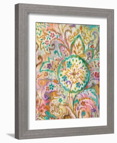 Boho Paisley I Crop-Danhui Nai-Framed Art Print