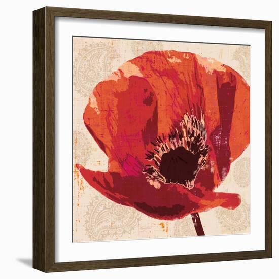 Boho Poppy-Bella Dos Santos-Framed Art Print