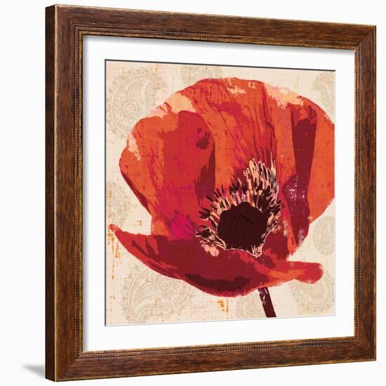 Boho Poppy-Bella Dos Santos-Framed Art Print