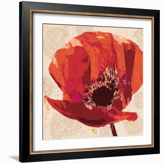 Boho Poppy-Bella Dos Santos-Framed Art Print