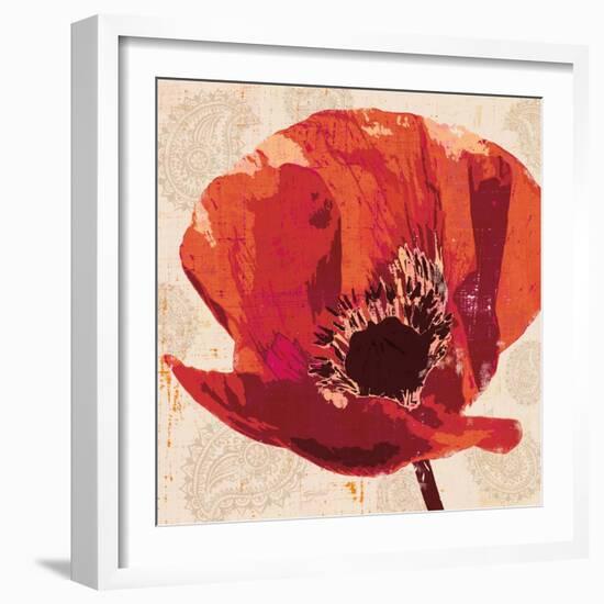 Boho Poppy-Bella Dos Santos-Framed Art Print