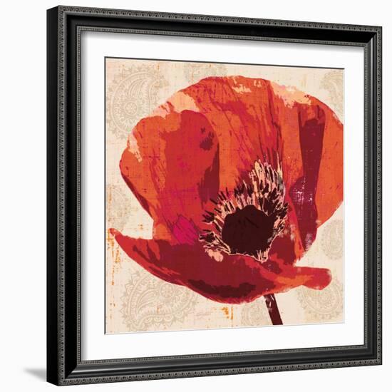 Boho Poppy-Bella Dos Santos-Framed Art Print