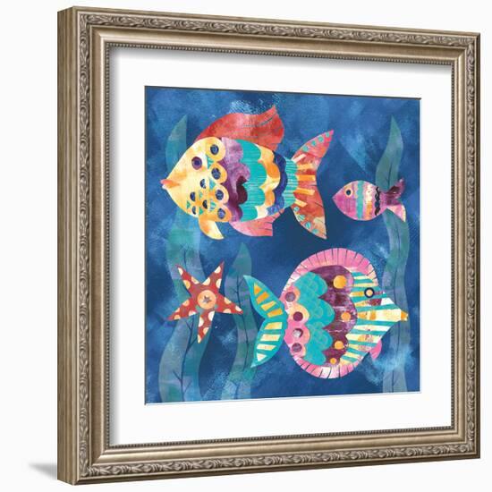 Boho Reef Fish II-Wild Apple Portfolio-Framed Art Print