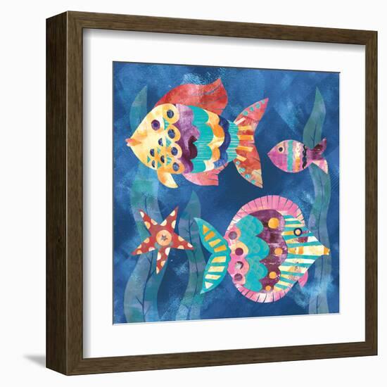 Boho Reef Fish II-Wild Apple Portfolio-Framed Art Print