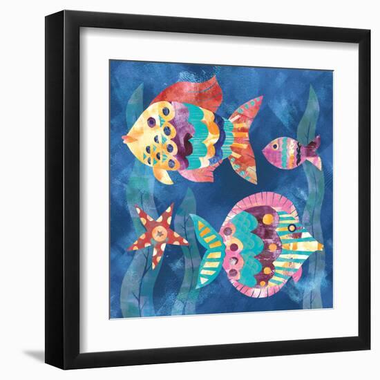 Boho Reef Fish II-Wild Apple Portfolio-Framed Art Print