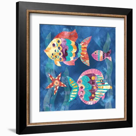 Boho Reef Fish II-Wild Apple Portfolio-Framed Art Print