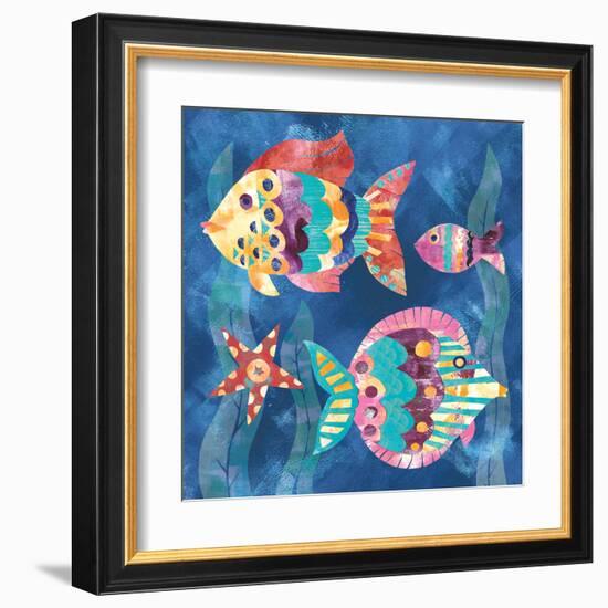 Boho Reef Fish II-Wild Apple Portfolio-Framed Art Print