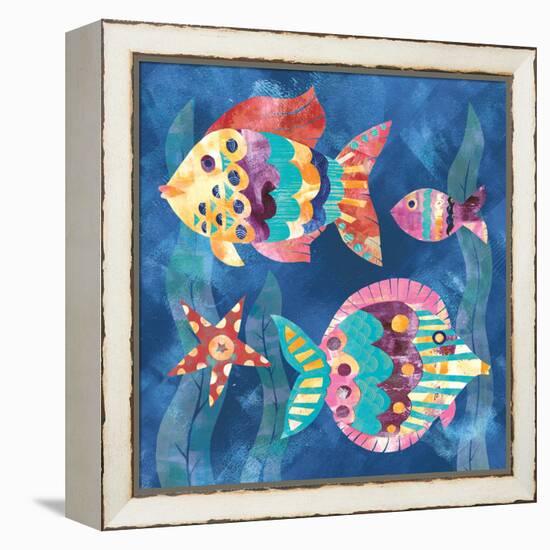 Boho Reef Fish II-Wild Apple Portfolio-Framed Stretched Canvas