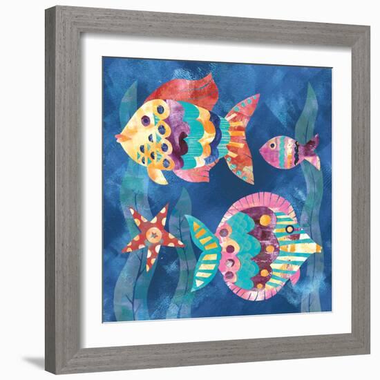 Boho Reef Fish II-Wild Apple Portfolio-Framed Premium Giclee Print