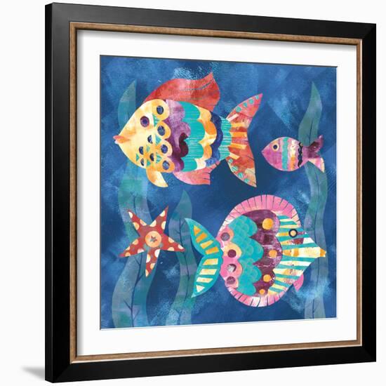 Boho Reef Fish II-Wild Apple Portfolio-Framed Premium Giclee Print