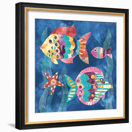 Boho Reef Fish II-Wild Apple Portfolio-Framed Premium Giclee Print