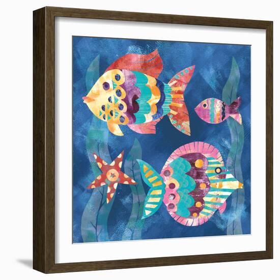 Boho Reef Fish II-Wild Apple Portfolio-Framed Art Print