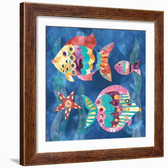 Boho Reef Fish II-Wild Apple Portfolio-Framed Art Print