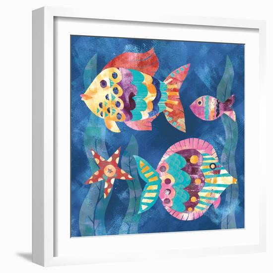 Boho Reef Fish II-Wild Apple Portfolio-Framed Art Print