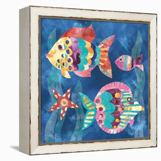 Boho Reef Fish II-Wild Apple Portfolio-Framed Stretched Canvas