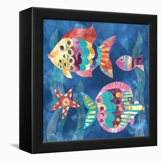 Boho Reef Fish II-Wild Apple Portfolio-Framed Stretched Canvas