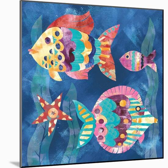 Boho Reef Fish II-Wild Apple Portfolio-Mounted Art Print