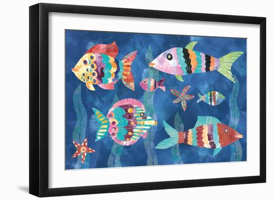 Boho Reef Fish III-Wild Apple Portfolio-Framed Premium Giclee Print