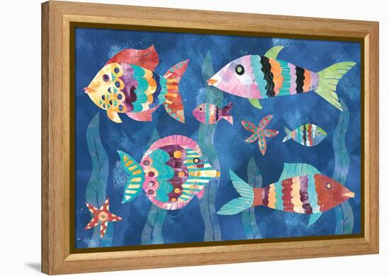 Boho Reef Fish III-Wild Apple Portfolio-Framed Stretched Canvas