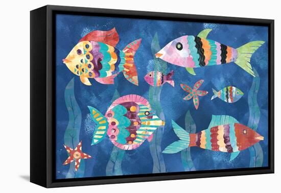 Boho Reef Fish III-Wild Apple Portfolio-Framed Stretched Canvas