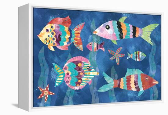 Boho Reef Fish III-Wild Apple Portfolio-Framed Stretched Canvas