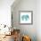 Boho Teal Elephant I-Danhui Nai-Framed Premium Giclee Print displayed on a wall