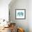 Boho Teal Elephant II-Danhui Nai-Framed Premium Giclee Print displayed on a wall