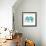 Boho Teal Elephant II-Danhui Nai-Framed Premium Giclee Print displayed on a wall