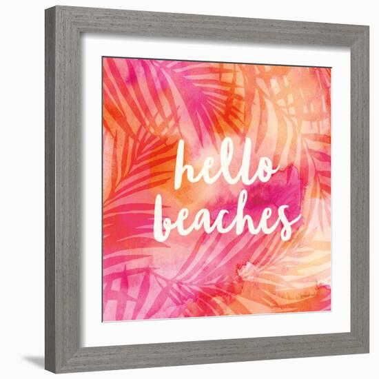 Boho Tropical Sign II-Danhui Nai-Framed Art Print