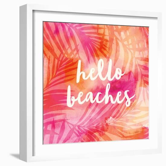 Boho Tropical Sign II-Danhui Nai-Framed Art Print