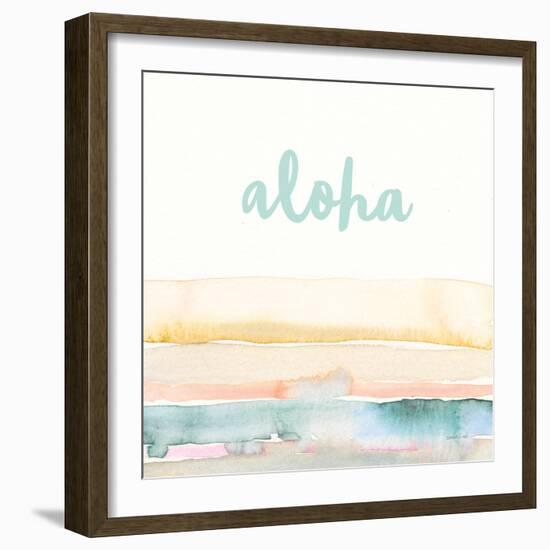 Boho Tropical Sign IV-Danhui Nai-Framed Art Print