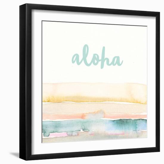 Boho Tropical Sign IV-Danhui Nai-Framed Art Print