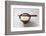 Boiled Basmati Rice in a Red Bowl with Chopsticks-Peter Rees-Framed Photographic Print