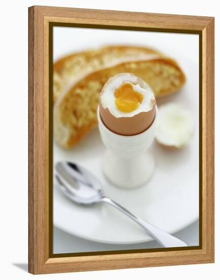 Boiled Egg with Bread-Peter Howard Smith-Framed Premier Image Canvas