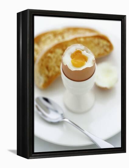 Boiled Egg with Bread-Peter Howard Smith-Framed Premier Image Canvas