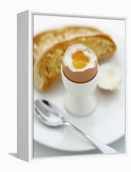 Boiled Egg with Bread-Peter Howard Smith-Framed Premier Image Canvas