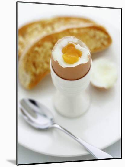 Boiled Egg with Bread-Peter Howard Smith-Mounted Photographic Print