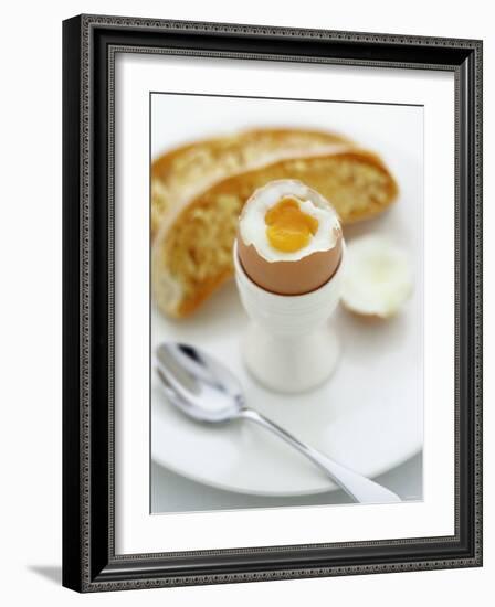 Boiled Egg with Bread-Peter Howard Smith-Framed Photographic Print