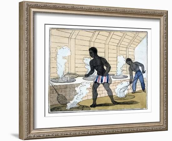 Boiling and Cooling the Sugar, 1826-Amelia Alderson Opie-Framed Giclee Print
