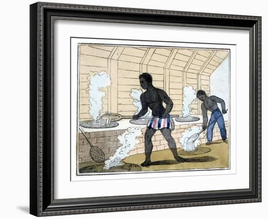 Boiling and Cooling the Sugar, 1826-Amelia Alderson Opie-Framed Giclee Print