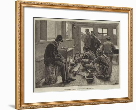 Boiling and Testing Opium in China-Frank Dadd-Framed Giclee Print