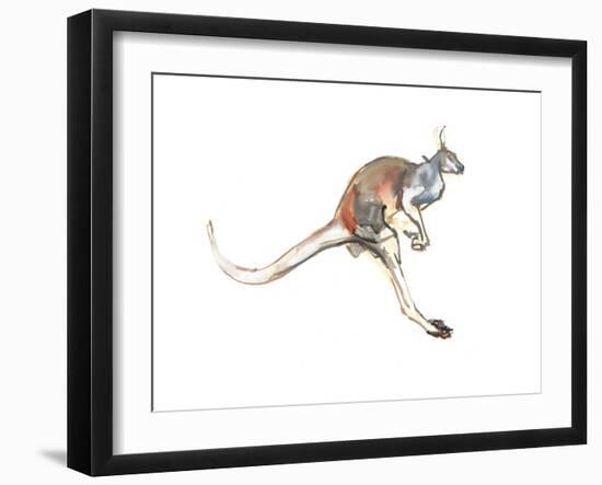 Boing, (Red Kangaroo), 2012-Mark Adlington-Framed Giclee Print