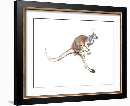 Boing, (Red Kangaroo), 2012-Mark Adlington-Framed Giclee Print