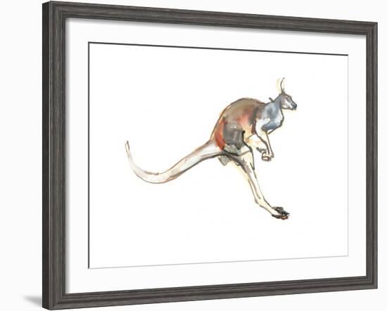 Boing, (Red Kangaroo), 2012-Mark Adlington-Framed Giclee Print