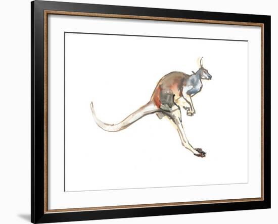 Boing, (Red Kangaroo), 2012-Mark Adlington-Framed Giclee Print