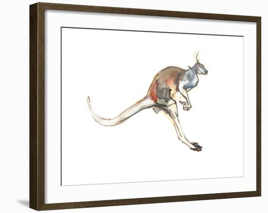 Boing, (Red Kangaroo), 2012-Mark Adlington-Framed Giclee Print