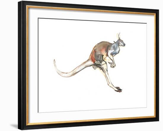 Boing, (Red Kangaroo), 2012-Mark Adlington-Framed Giclee Print