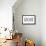 Boise, Idaho - 208 Area Code (Blue)-Lantern Press-Framed Stretched Canvas displayed on a wall