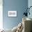 Boise, Idaho - 208 Area Code (Blue)-Lantern Press-Framed Stretched Canvas displayed on a wall